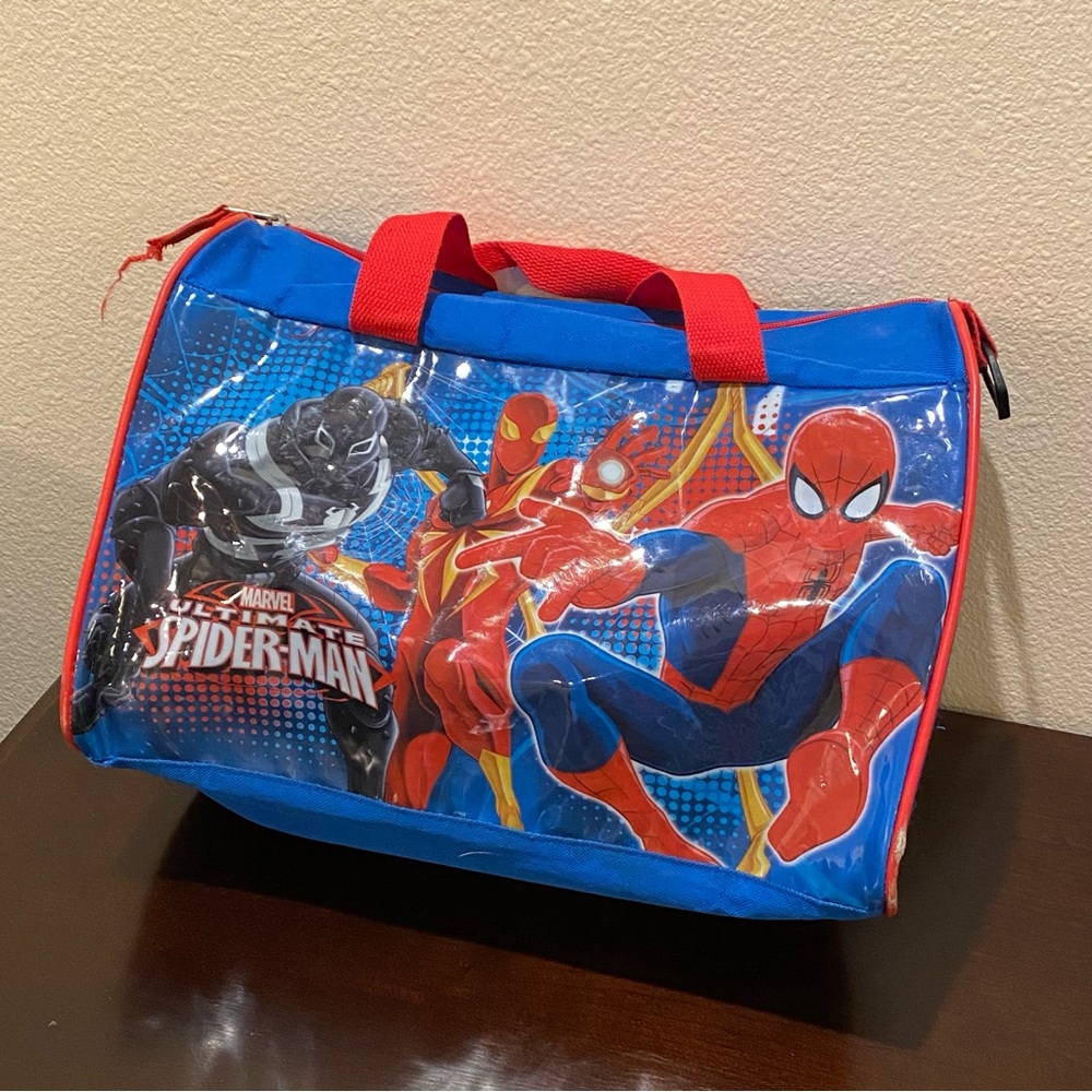 Spider-Man zippered duffel bag overnight bag